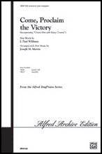 Come Proclaim the Victory SATB choral sheet music cover